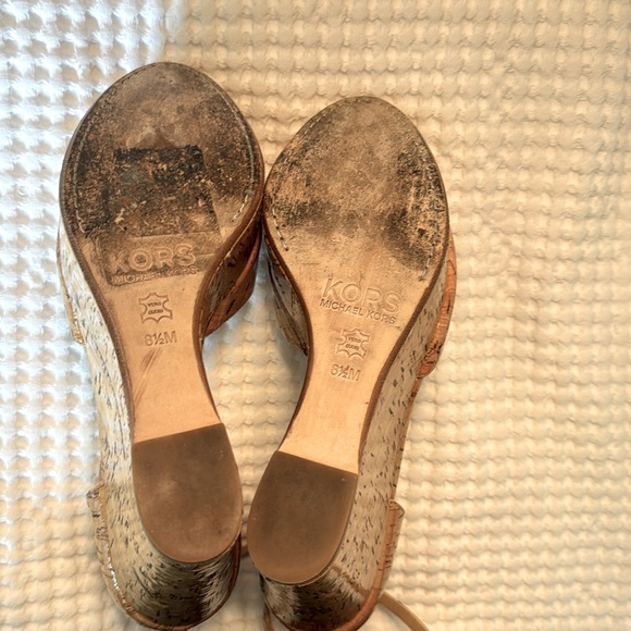 Michael Kors Cork Wedges, Woman’s Size 8.5 - Picture 8 of 15
